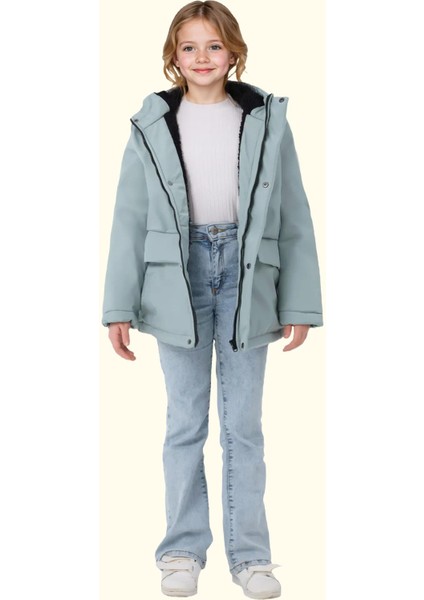 Su ve Rüzgar Geçirmez Kapüşonlu 3 Cep Mont & Kaban & Parka