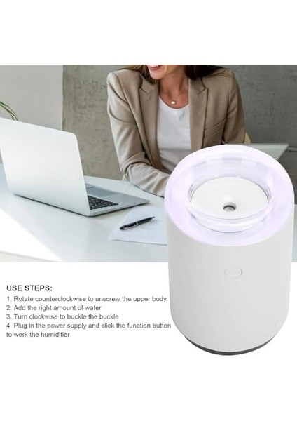 Rgb Işıklı Taşınabilir 255ML Hava Ortam Nemlendirici, Çocuk Odaları Için Ideal Yedek Filtreli modelleri