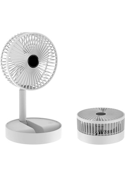 Yüksekliği Ayarlanabilir 31CM - 37 cm Taşınabilir Masaüstü Mini USB Fan Şarj Edilebilir Telefon Tutuculu 3 Kademeli Vantilatör Soğutucu Mini Fan (Fs-21 - Beyaz) modelleri