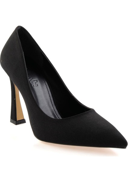 Mat Siyah Kadın Klasik Topuklu Ayakkabı K01565015338 fiyatları