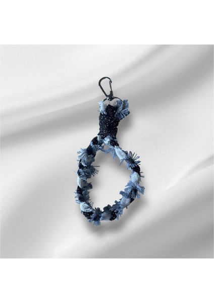 El Yapımı Denim Çanta Charm