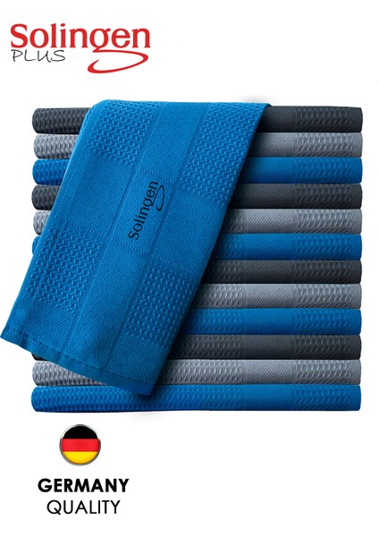Solingen Plus Cam Bezi | Mikrofiber Bez | Mikrofiber Temizlik Bezleri | Sihirli Mikrofiber Temizlik Bezi Ev Mutfak Araba Motosiklet Cam Bezi 40X60 cm