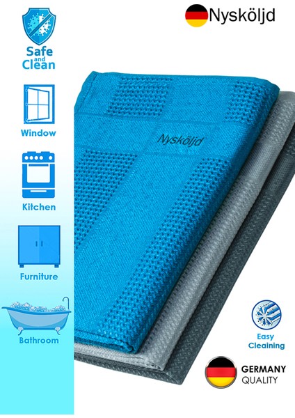 Solingen Plus Cam Bezi | Mikrofiber Bez | Mikrofiber Temizlik Bezleri | Sihirli Mikrofiber Temizlik Bezi Ev Mutfak Araba Motosiklet Cam Bezi 40X60 cm fırsatları