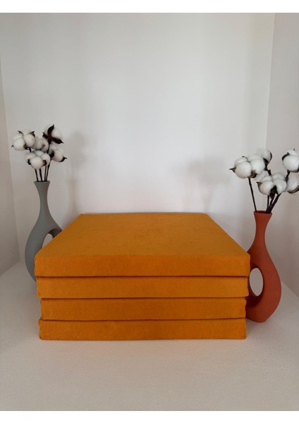 40CMX40CM+4CM, 4'lü Süngerli Sandalye Minderi modelleri