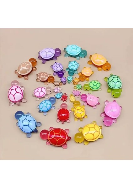 (30 Adet) Karanlıkta Parlayan Mini Kaplumbağa Seti Ev ve Duvar Dekoru fiyatları