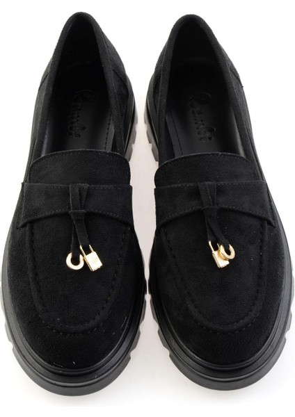 Siyah Kadın Loafer Ayakkabı K01997010872 fırsatları