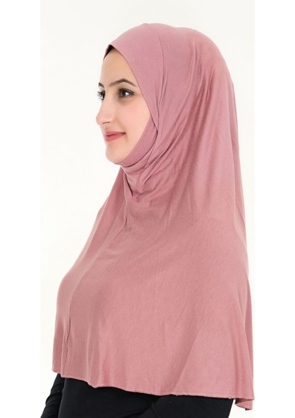 Peçeli Hazır Türban Pratik Şal Hijab Namaz Örtüsü