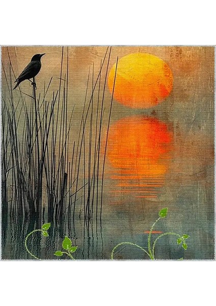 , Makinede Yıkanabilir, Kaymaz Taban, Dijital Baskı, Kare, Çok Renkli, Salon Halısı, Oturma Odası Halısı, Mutfak Halısı fiyatları