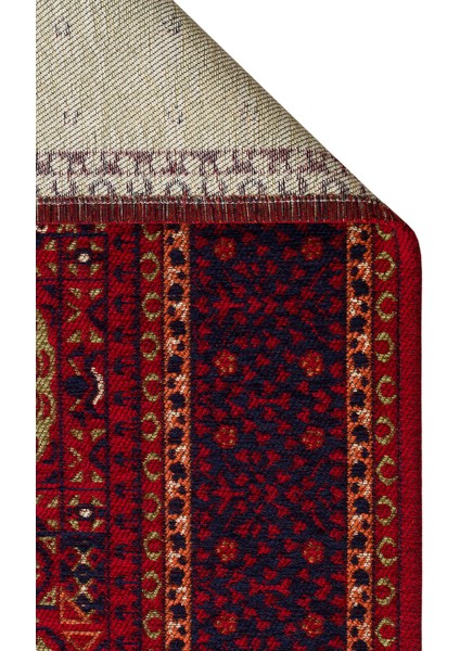 Buhari Bhr 10 Multy - Afgan Yıkanabilir Kaymaz Tabanlı Ince Halı