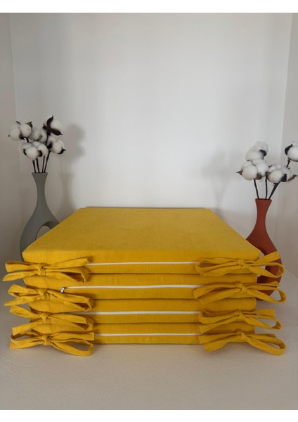 40CMX40CM+4CM, 4'lü Süngerli Sandalye Minderi