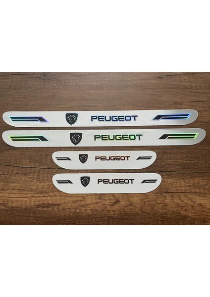 Peugeot Aynalı Kapı Eşiği 4'lü Seti