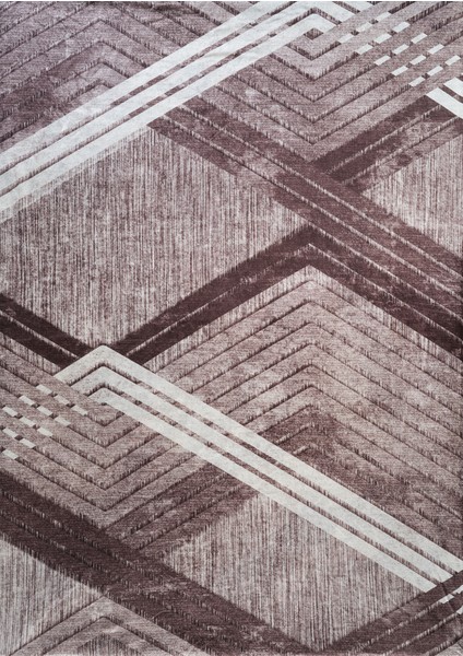 Kadife Dokulu, Lastikli, Sünger Apreli, Kaymaz Taban, Yıkanabilir Modern Desenlerde Halı Örtüsü - 9 M2 modelleri