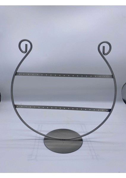 Ithal Metal Gri Renk 29X29 cm Küpe Standı modelleri