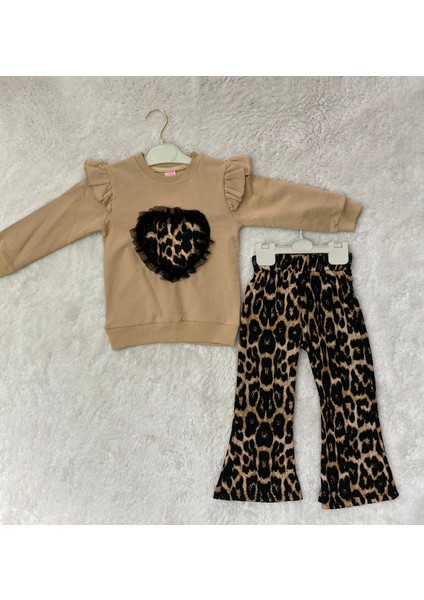 Leopar Desen Kız Çocuk Takım fiyatları
