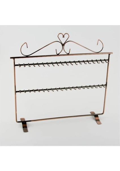 Ithal Metal Bakır Renk 32X30 cm Bileklik Standı