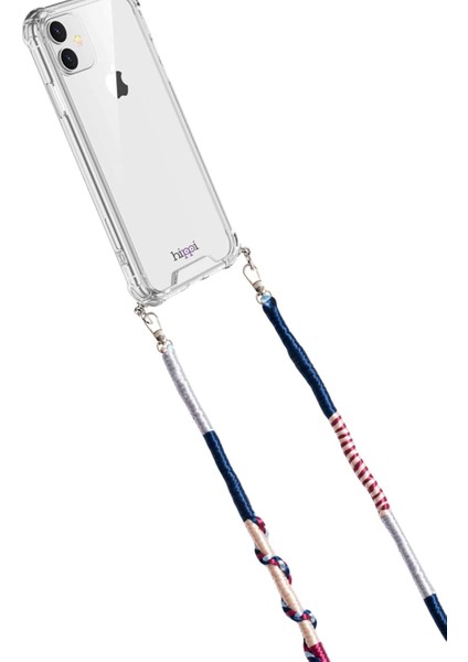 Cosmos Rengarenk 110 cm El Örgüsü Telefon ve Çanta Askısı (Renkli)