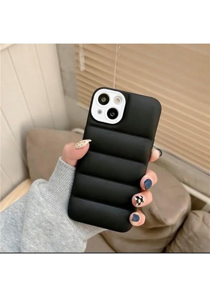 Puffer Kılıf iPhone 14 (Mavi) modelleri