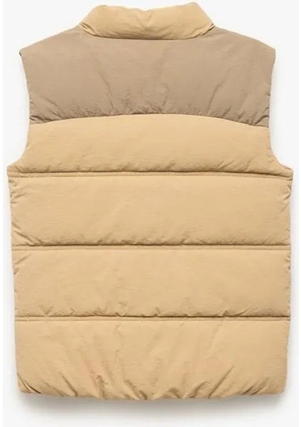 Erkek Çocuk Dik Yaka Kolsuz Fermuarlı Cepli Şişme Yelek 6WKB20011TW fiyatları