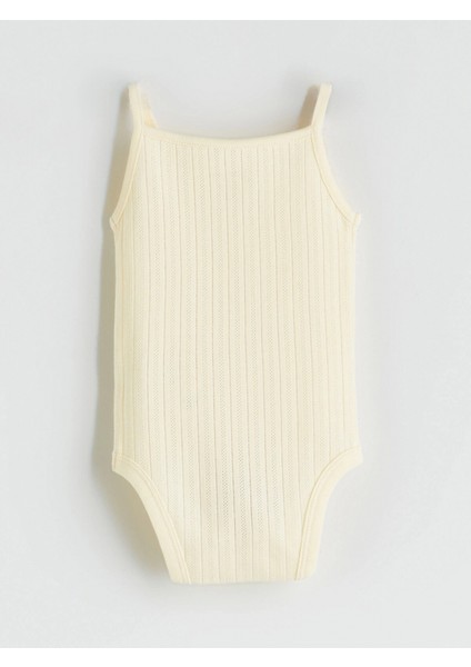 Lcw Baby Pembe Bisiklet Yaka Kız Bebek Çıtçıtlı Body 3'lü