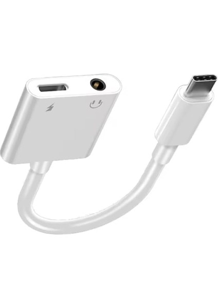 To Type-C ve 3.5mm Jack Dönüştürücü | Çift Çıkışlı Adaptör | Yüksek Hızlı Şarj ve Ses Aktarımı | Usb-C Kulaklık Desteği | Kompakt ve Dayanıklı Tasarım fiyatları