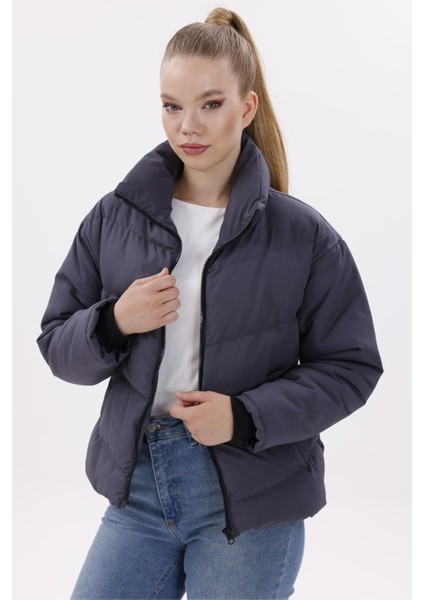 Kadın Dolgulu Puffer Mont - Yüksek Yaka, Suya Dayanıklı fiyatları