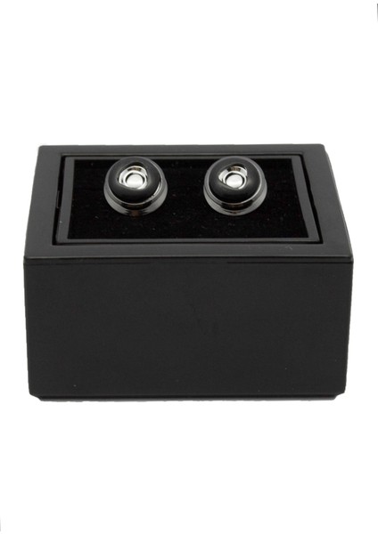 Yuvarlak Siyah Desenli Kol Düğmesi fiyatları