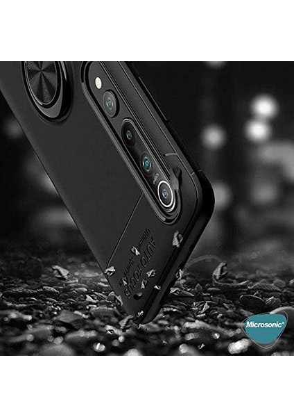 Xiaomi Mi 10 Için Kılıf Kickstand Ring Holder Siyah [mi 10 ile Uyumlu Kılıf - Siyah] fiyatları