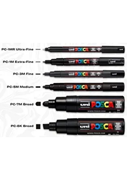 Kırmızı Marker Kalem Pc-5m 1.8-2.5 Mm 1 Adet Yüksek Kalite ve Dayanıklılık fiyatları