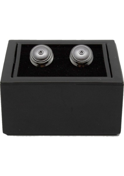 Yuvarlak Siyah Kol Düğmesi