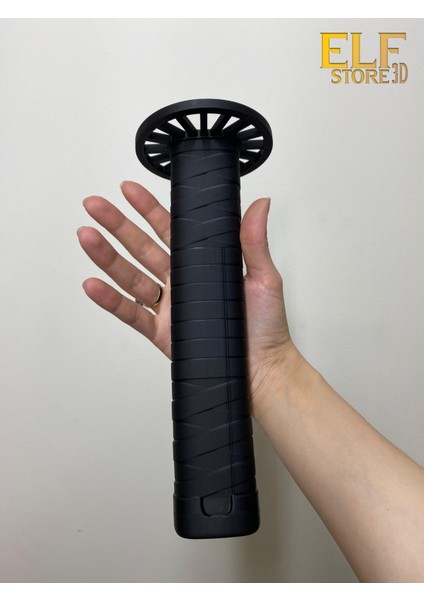 Katlanabilir Katana Siyah Güçlü Plastik Katana 90CM Katlanabilen Havalı Katana ELFSTORE3D fiyatları