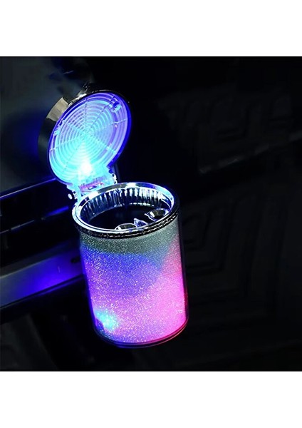 Araç Içi Renkli Işıklı Küllük Renkli Işıklı Kapaklı Araba Küllüğü Oto Küllük indirimleri