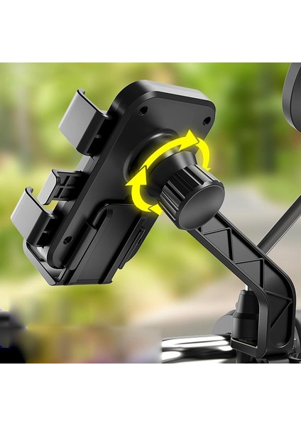GA76 Motor Motosiklet Telefon Tutucu Tek El Kullanım Ayna Montaj modelleri
