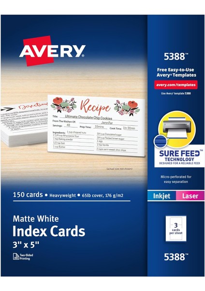 5388 Beyaz 150PIÈCE"" (S) Trennblatt - Trennblaetter (Beyaz, 50 Yaprak, 3,23 M (127), 193,6 cm (76.2), 150 Adet (S))