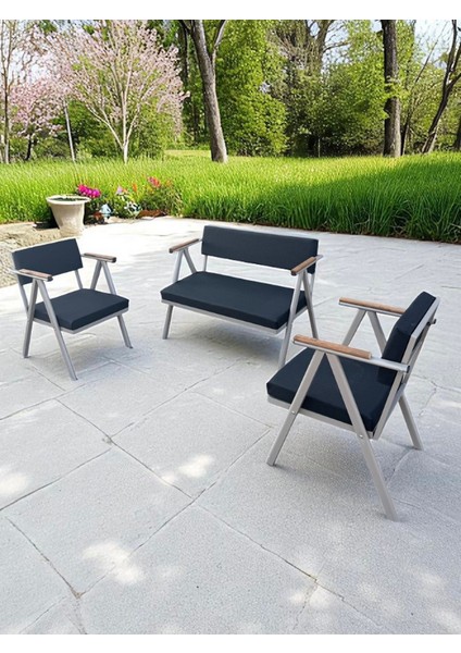 Vera 2-1-1- Bahçe Balkon Mobilyası , Oturma Grubu , Çay Seti