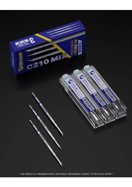 C210 Mıx 3'ü 1 Arada Ts / Tı / Sk Lehimleme Uçları fiyatları