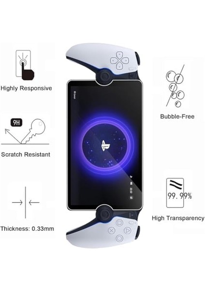 Sony Playstation Ps5 Portal Için Temperli Cam Ps Portal Ekran Koruyucu Dayanıklı Ekran Koruyucu Çizilmez modelleri