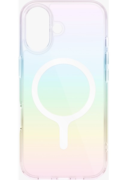 Iphone 17 Kılıf Holografik Renk Değiştiren Koruyucu Kapak Magclick Polikarbonat Malzeme