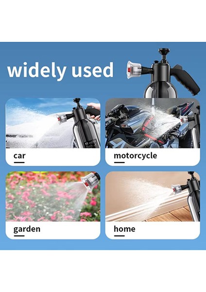 Yeni Basınçlı Çok Fonksiyonlu Manuel El Pompası, Köpük Püskürtme, Sıvı Püskürtme 2 Lt Şeffaf indirimleri