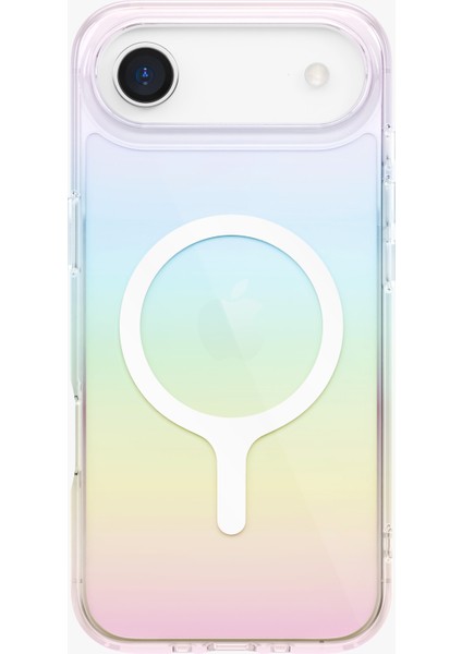 Iphone 17 Air Kılıf Holografik Renk Değiştiren Koruyucu Kapak Magclick Polikarbonat Malzeme