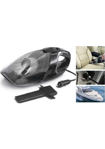 Araç Tipi El Süpürgesi 60W Hepa Filtreli Kompakt Tasarım Yüksek Emiş Gücü Türkiye Üretimi