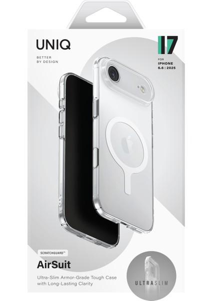 Iphone 17 Air Suit Serisi Kılıf Slimfit Tasarım Impactframe Darbe Koruma Teknolojisi Magclick™ Kapak