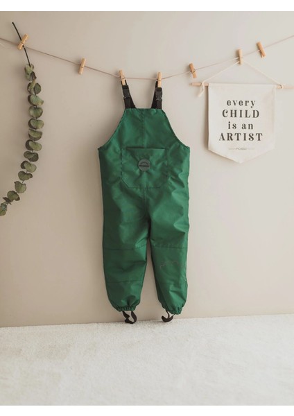Poları Takılıp Çıkarılabilir Yağmur Tulumu - Koyu Yeşil indirimleri