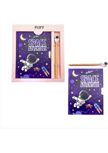 Kilitli Günlük Not Defteri ve Tükenmez Kalem Seti – Özel Anılar Için