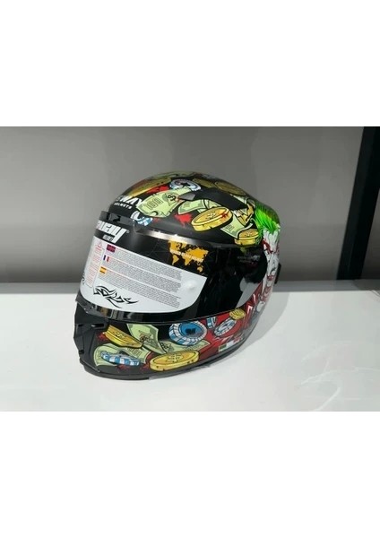 Kask Sway Sw 820 Ugly Fulla Face Gümüş Vizör fiyatları