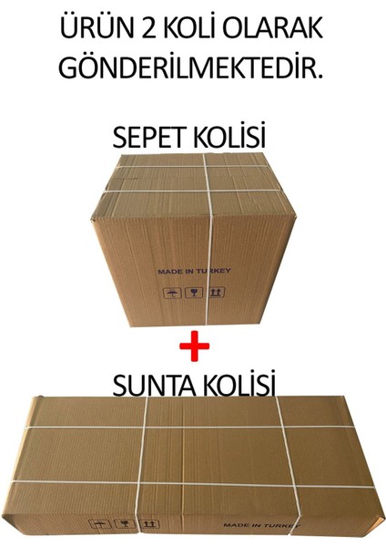 Mobilya Çok Amaçlı Dolap 1. Sınıf Suntalam 122x45.5x30.5 cm 7 Sepetli BPA’sız Yerli Üretim indirimleri