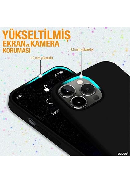iPhone 11 Pro Max Uyumlu Mikrofiber Astarlı, Lansman Silikon Kılıf, Magsafe Uyumlu (Siyah) fiyatları
