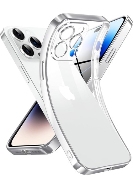 Apple Iphone 13 Pro Kamera Korumalı Şeffaf Silikon Kılıf