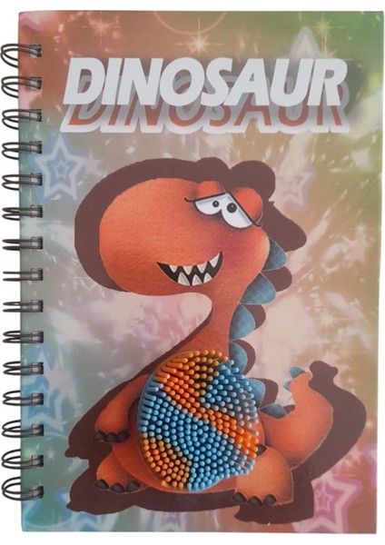 Silikon Püsküllü Çocuk Defteri – Renkli ve Eğlenceli Tasarım