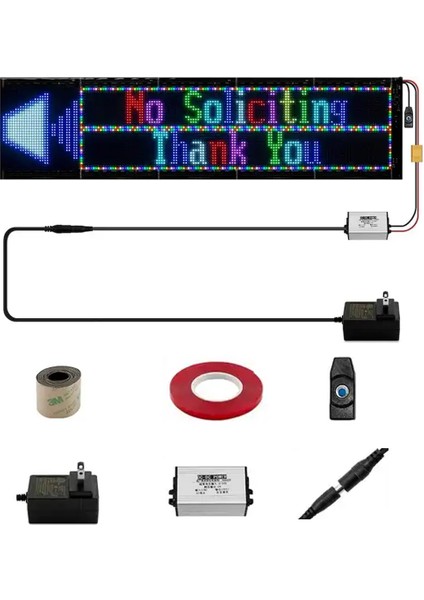 PM-23827 20X82CM Kayan Yazı LED Tabela modelleri