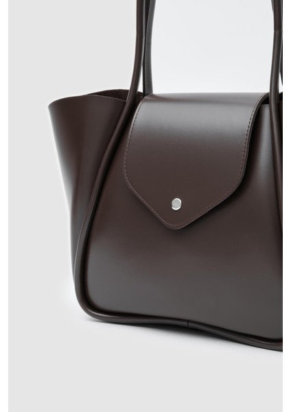 Lagraccio Paris Kadın Petra Makyaj Çantalı Omuz Çantası Kahve modelleri